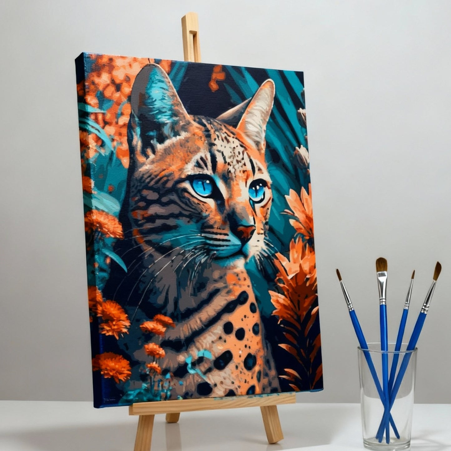 LYNX | Peinture par Numéros 40x50cm